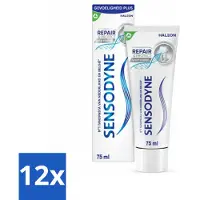 Sensodyne - Tandpasta - Repair & Protect - Deep Repair - Gevoelige Tanden - 75 ml - Voordeelverpakking - 12 stuks
