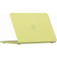 Mobigear Laptophoes geschikt voor Dunne Apple MacBook Neo 13 Inch (2026) Hoes Hardshell Laptopcover MacBook Case | Ultra Thin - Citrus - Model A3404 | Geel
