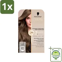 Schwarzkopf 1 x - Haarkleuring - Creme Supreme 7-42 - Nude Donker Beigeblond - 245g - Permanente Haarkleuring - Haarkleur - Grijsdekking - Haarkleur 7-42 - Nude Donker Beigeblond