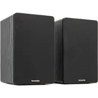 Technisat AUDIOMASTER RLS 1 - Actieve 2.0-boekenplankluidsprekers | Bluetooth-audiostreaming, HDMI ARC, USB, MP3/WMA, Toslink, AUX, subwooferuitgang, stereo, 50 W RMS, afstandsbediening, zwart