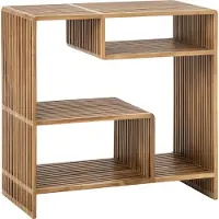 J-Line boekenkast gerecycleerd hout - 85 x 35 x 80 cm