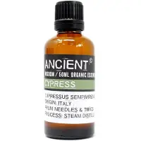Ancient Wisdom Biologische Etherische Olie Cipres - 50ml - Essentiële Oliën - Aromatherapie - Essentiële Cipres Olie