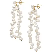 Purelei Oorbellen 'Pearl Muse' goud / parelwit