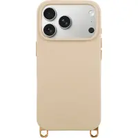 Selencia Rivièra MagSafe Backcover met afneembare haakjes voor de Apple iPhone 17 Pro - Milky Latte