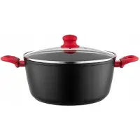 Florina MARS Aluminium kookpan, 28 cm, 6,4 liter, geschikt voor gas en elektrisch