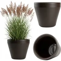 HowHomely Grote Mokka Tuinpot 55x49 cm - Vorstbestendig & Gerecycled Plastic