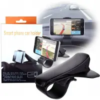 Satis Universele Autohouder Telefoon Dashboard Clip - Zwart