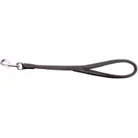Dingo Ronde Leren Hondensnoer Zwart 50cm