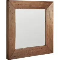 MUST Living Spiegel Parade square 100x100x7cm, natural