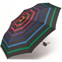 Happy Rain Essentials Mini Automatische Paraplu met Schoffels - Winddicht