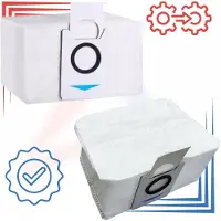 AreoSe - Stofzuigerzakken voor Ecovacs Omni T20 T10 X1 Turbo Akcesoria x - 6 stuks