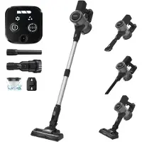 MYBOT E6 Essential - Steelstofzuiger - 250W - 20Kpa - 3 Zuigniveaus - Vacuum Cleaner - Steelstofzuiger Draadloos - Zonder Zak - Op Accu