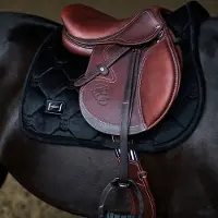 Equestrian Stockholm Zadeldek Velvet Black Springen Zwart