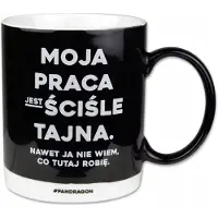 PAN DRAGON Mijn Werk is Geheim - Grappige Mok voor Werk of Cadeau