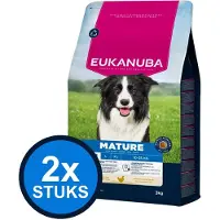 Eukanuba 2x Mature Medium Kip - Hondenvoer Droogvoer - 3 kg
