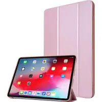 Mobigear Tablethoes geschikt voor Apple iPad Pro 11 Inch (2021) Hoes | Tri-Fold Gel Bookcase - Roségoud