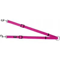 Chaba Dubbele Hondentuig Koppeling 42cm - 1,6cm Ras - Fucsia