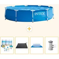 Intex Framezwembad, rond - 366x76 cm - 5-delig, model S21006