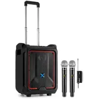 VONYX SPLASH300 portable speaker met draadloze handmicrofoons - Ideaal voor groepslessen - IPX5