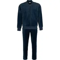 Pastunette - Heren - Huispak - Blue Comfort - Fleee - Rits - Blauw - Maat S