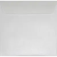 Netuno Metallic (parelmoer) witte enveloppen A5 - 170 x 170 mm - 25 stuks - HK zelfklevend met plakstrip - 125 gram - Sirio Pearl -
