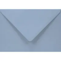Netuno Gladde blauwe enveloppen A6 - 125 x 175 mm - 25 stuks - NK natgelijmde - 120 gram - Aster Color -
