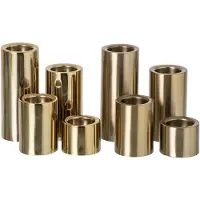 J-Line Glanzende en matte windlichten - staal - goud - set van 8