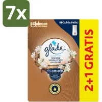Glade - Touch & Fresh - Sensual Sandelhout Jasmijn - 10 ml - Bulkverpakking - 7 stuks
