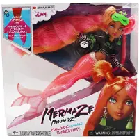 Mermaze mermaidz Slumber Party Zuna Kleurveranderende Zeemeerminpop – Color Change – Modepop met Lang Haar – 4+ Jaar