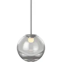 Bolia Hanglamp Blume Clear Glass / Grijs Snoer 13 cm