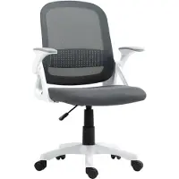 HOMCOM -bureaustoel met mesh-bekleding, 57,5 x 60 x 101 cm, grijs.