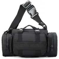 VHV -Heuptas en Stuurtas - Multifunctionele Deployment Bag en Small Sling Pack - Waterdichte Sporttas voor Dames en Heren - Zwart