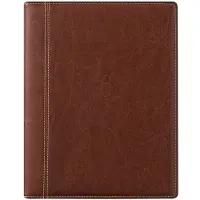 Brepols bureau agenda 2027 - TIMING [0.136] - PALERMO + ABC - Bureau agenda - 1 week op 2 pagina's - Weekoverzicht - Gespiraleerd - Bruin - 17.1 x 22 cm