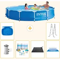 Intex Framezwembad, rond - 366x76 cm - 7-delig, model S21030