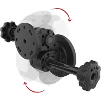 RAM Mount Dubbele Scharnierbevestiging Magneetbevestiging