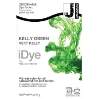 Jacquard iDye Textielverf Grasgroen - Kledingverf - Stoffenverf - Voor Katoen Zijde Linnen en Rayon - 14 gram