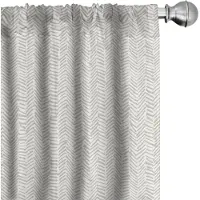 Abakuhaus Visgraatgordijnen – 2×75×225 cm – Microvezel – verduisterend tan-wit