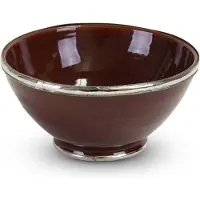 Safaary Marokkaanse kom choco met metaal Ø 20 x 10cm