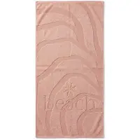Linnick Strandlaken Velours Katoen Sun Beach 100x200cm - peach - Strandlaken Groot - Strandlaken 100x200 - Strandlaken Katoen - Strandlaken Beach