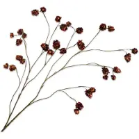 Silk-ka Kunstbloem Hop Bruin H 14 Cm