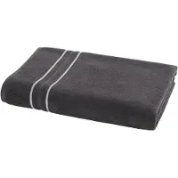 MOODIT Badlaken Dark Grey - 100 x 150 cm - Grijs - Katoen