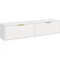 Selsey Vena – TV-hangmeubel met 2 deuren - Wit - 140cm