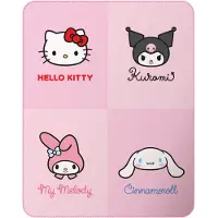 Sanrio Fleeceplaid Reunion - 110 x 140 cm - Polyester