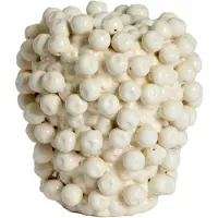 Light & Living Light&living Vaas deco Ø20x22,5 cm BERRIES keramiek crème