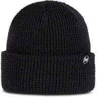 Buff - Knitted Beanie Naro - Muts One Size, zwart