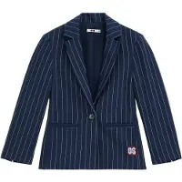 We fashion Blazer navy / bordeaux / wit