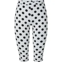 Pieces Broek zwart / wit