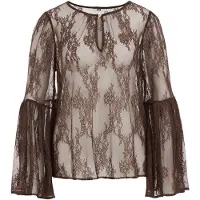 We fashion Blouse donkerbruin