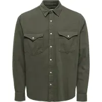 Only & Sons Overhemd groen