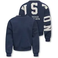 Kids Only KIDS GIRL sweater met backprint - donkerblauw Backprint - maat 134/140